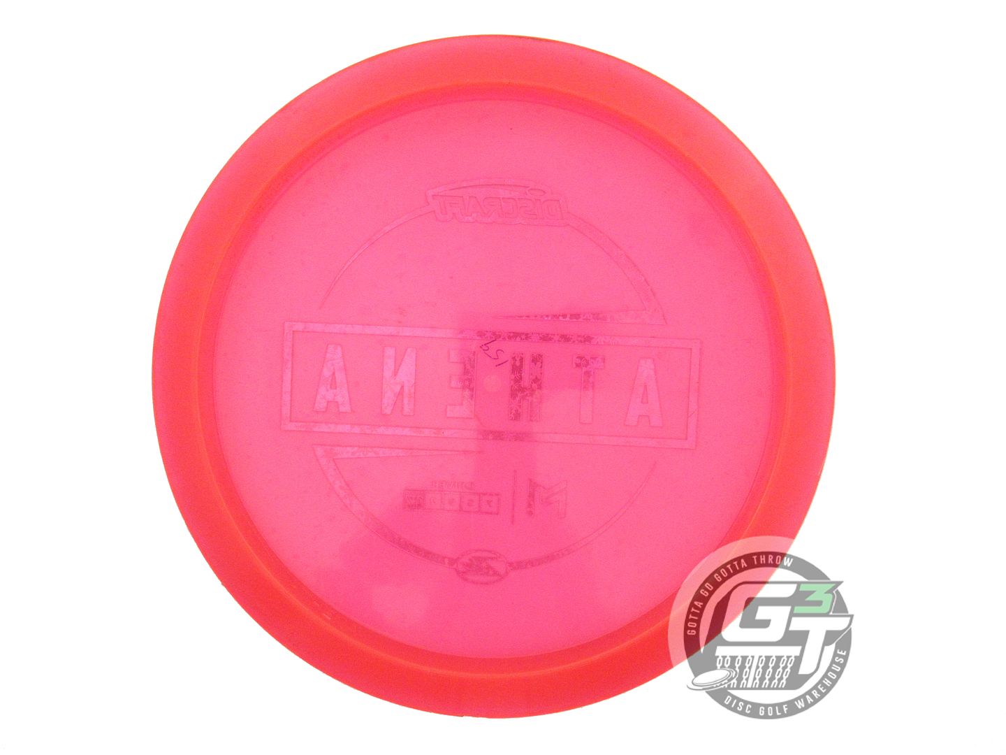 USED Discraft [McBETH] Z Lite Athena 159g Red Snowflake Foil Driver Golf Disc