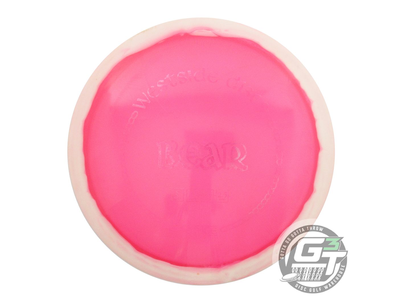 USED Westside Discs VIP Ice Orbit Bear 176g White-Pink Fairway Driver Golf Disc