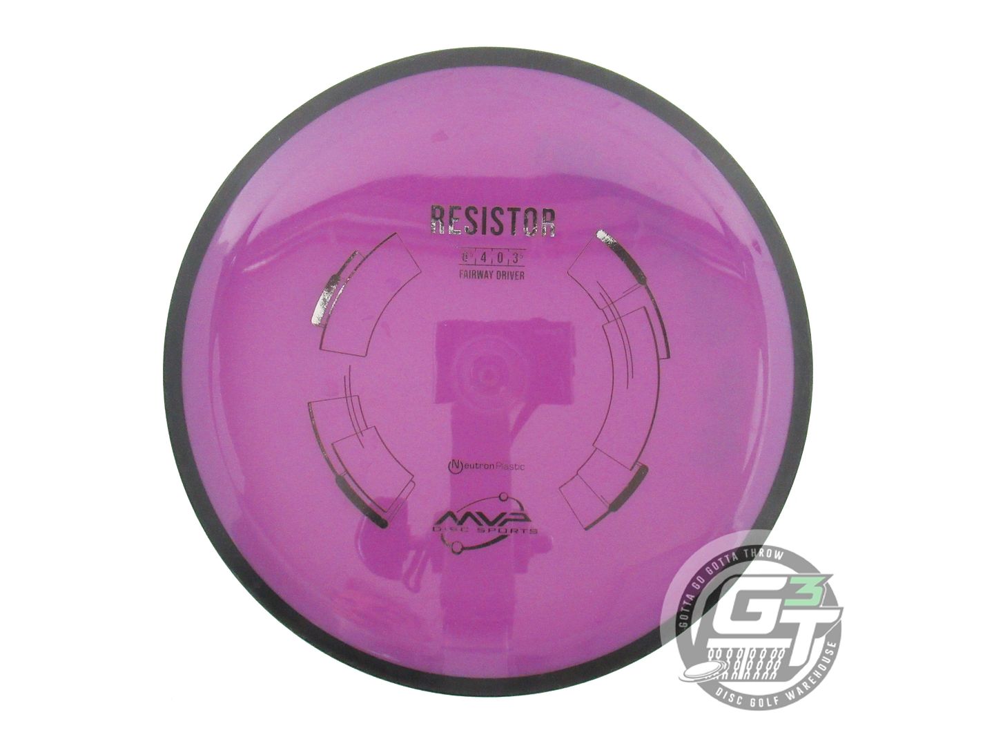 USED MVP Disc Sports Neutron Resistor 166g Purple Fairway Driver Golf Disc