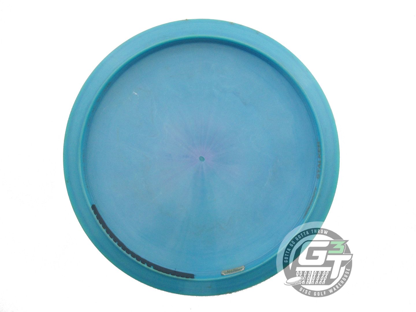 USED Discraft [PIERCE] FIRST RUN Z Stalker 175g Teal Glitter Foil Driver Disc