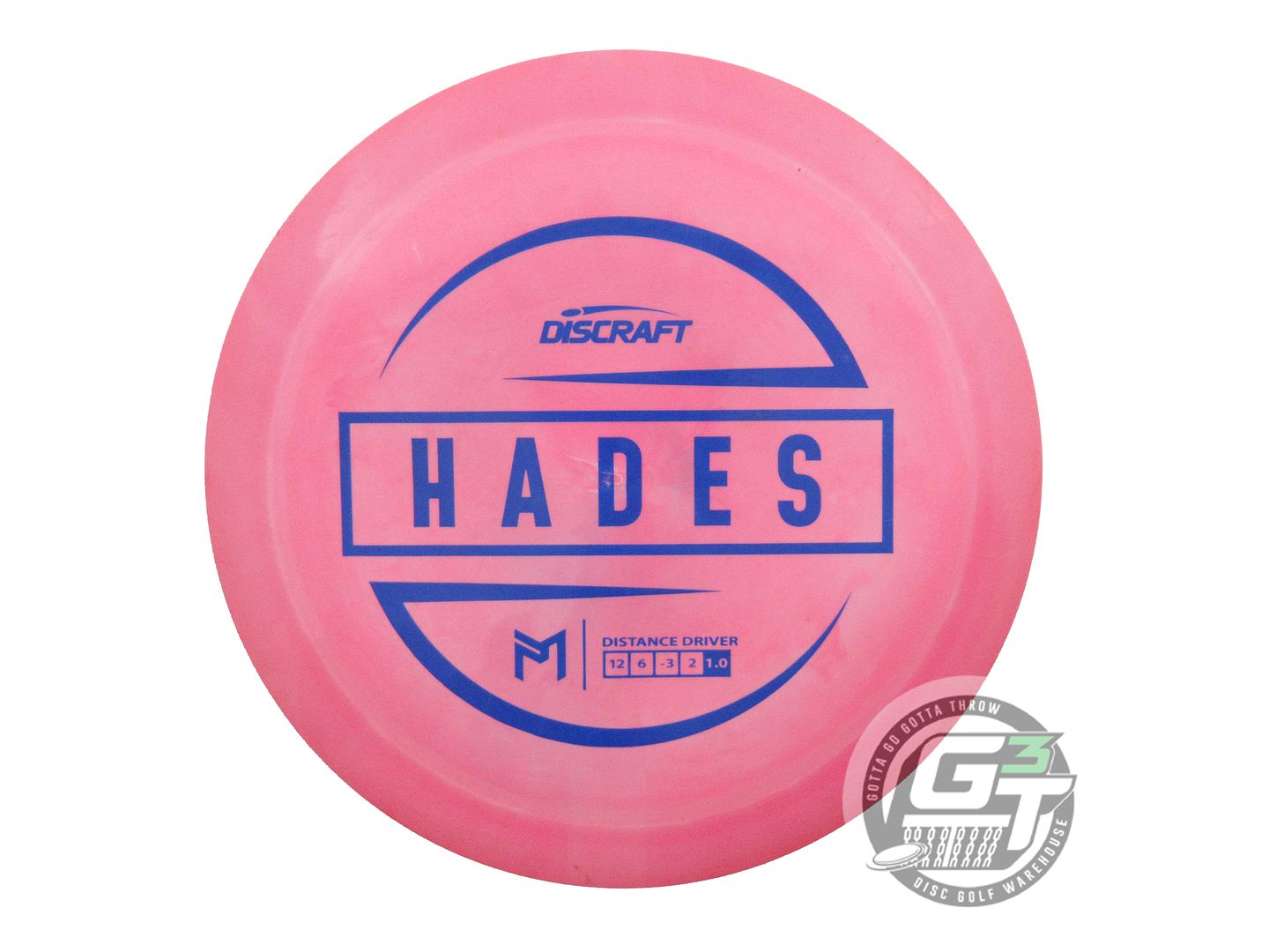 USED Discraft [McBETH] ESP Hades 173g Pink Blue Stamp Driver Golf Disc