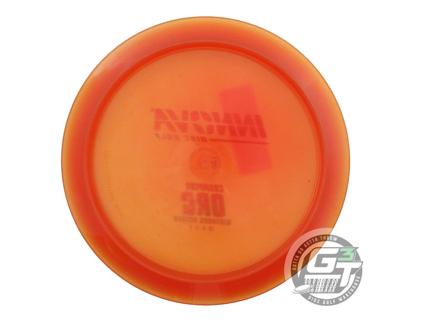 USED Innova Champion Orc 170g Orange Rainbow Laser Foil Distance Driver Disc