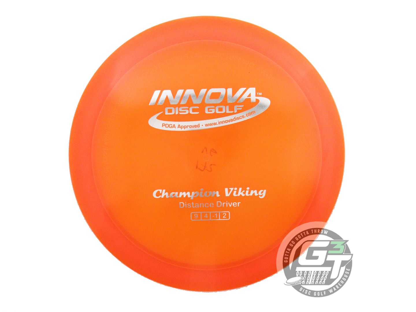 USED Innova Champion Viking 172g Orange Silver Foil Distance Driver Golf Disc