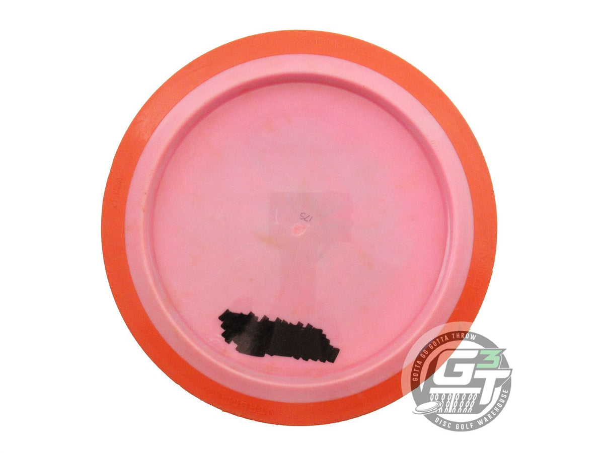 USED Axiom Discs Neutron Tantrum 175g Pink Orange Rim Distance Driver Golf Disc