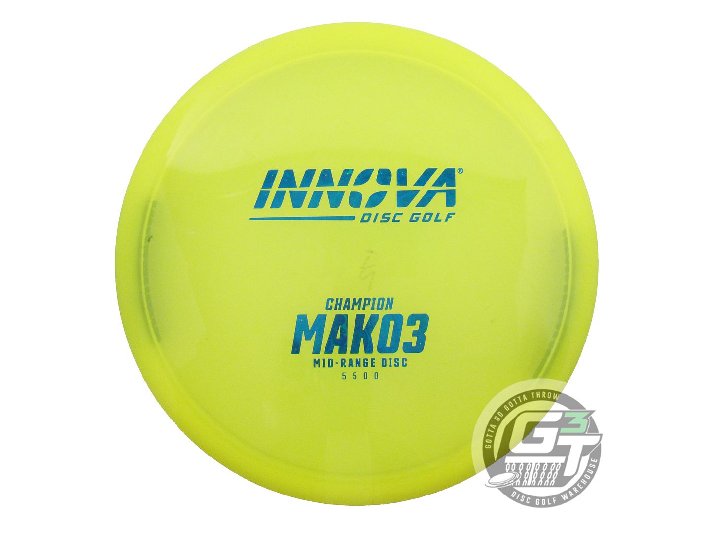 USED Innova Champion Mako3 172g Yellow Blue Foil Midrange Golf Disc