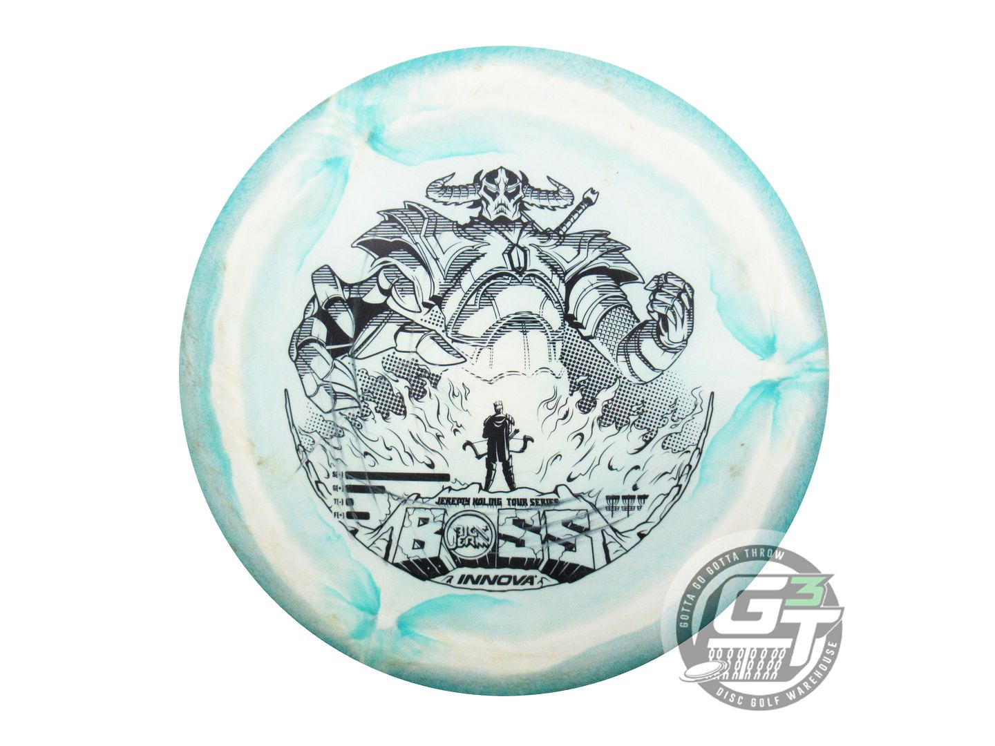 USED Innova [KOLING] Halo Star Boss 174g Seafoam-White Driver Golf Disc