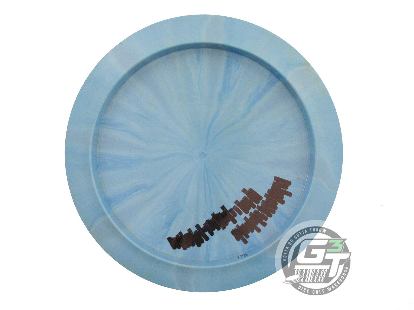USED Dynamic Discs Fuzion Burst Captain 173g Blue Gold Foil Distance Driver Disc