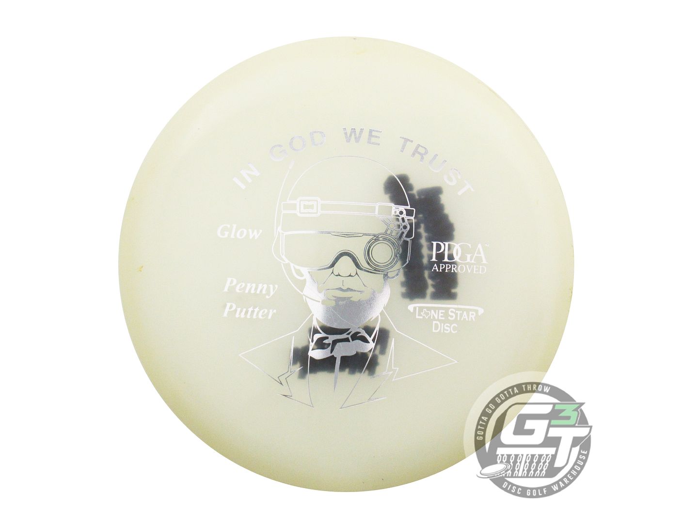 USED Lone Star Glow Penny 174g Silver Foil Putter Golf Disc