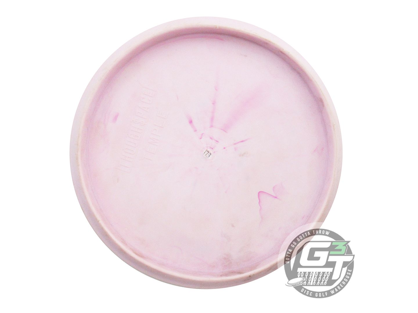USED Thought Space Nerve Temple 173g Lt. Pink Magenta Foil Midrange Golf Disc