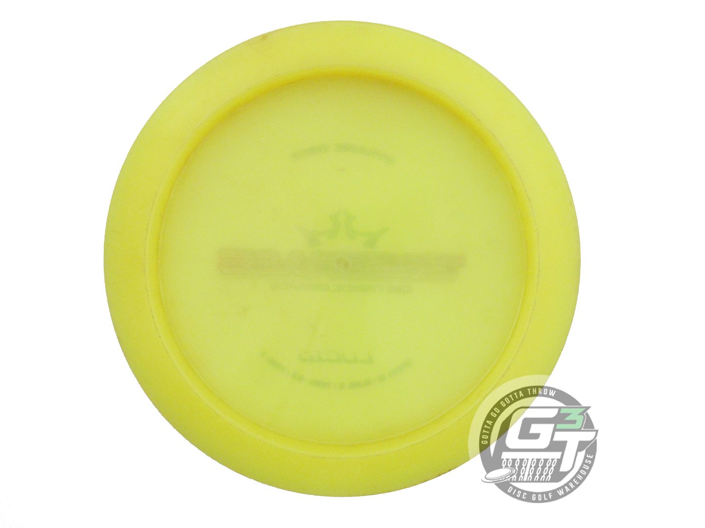 USED Dynamic Discs Lucid Trespass 176g Yellow Rainbow Foil Distance Driver Disc