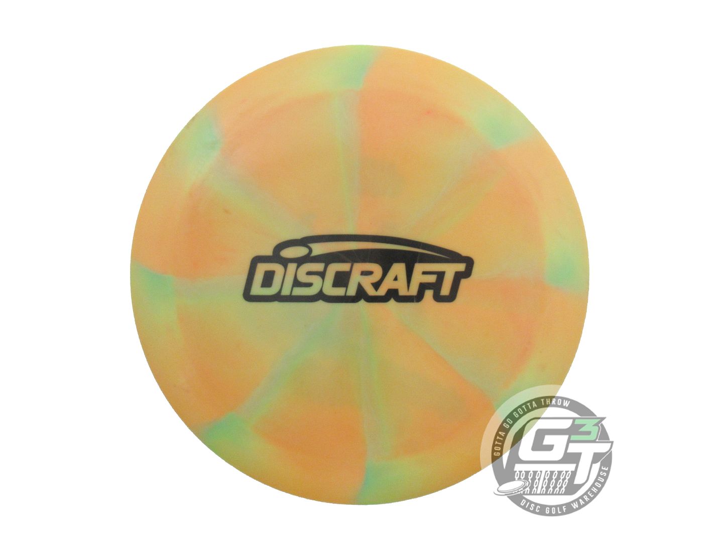 USED Discraft BAR STAMP ESP Nuke 160g Peach-Lime Distance Driver Golf Disc