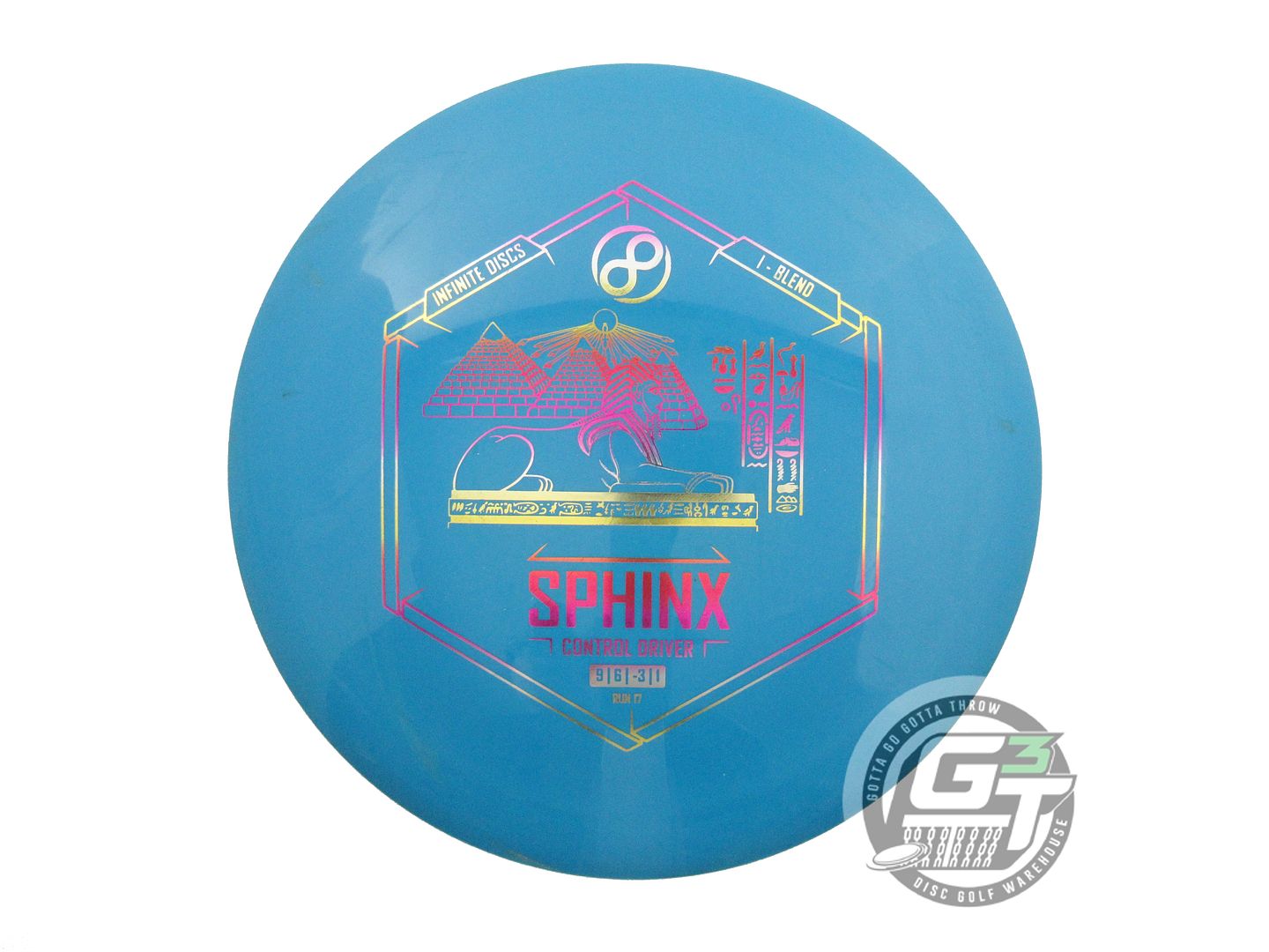 USED Infinite I-Blend Sphinx 171g Blue Sunset Foil Distance Driver Golf Disc