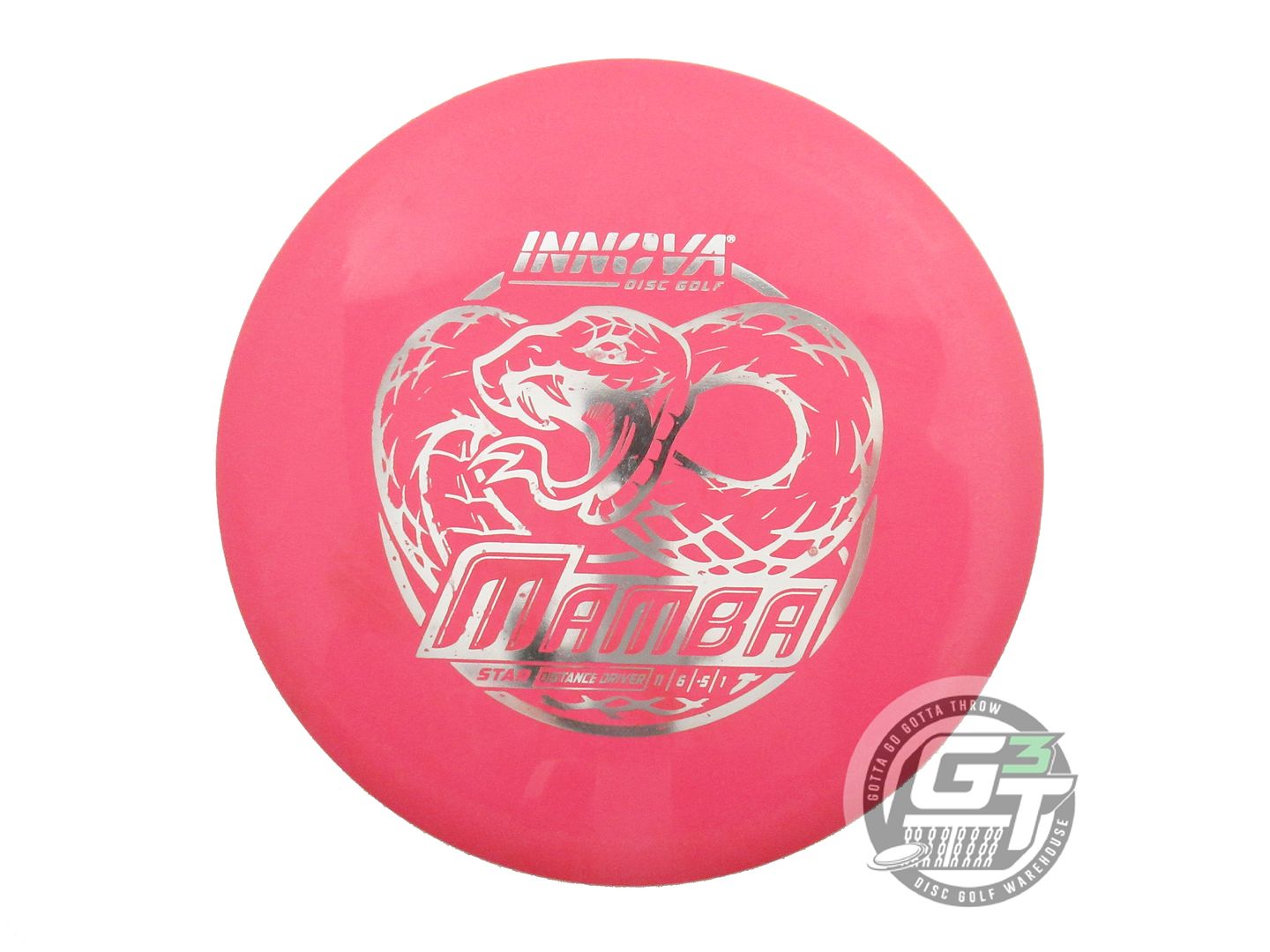 USED Innova Star Mamba 148g Pink Silver Foil Distance Driver Golf Disc