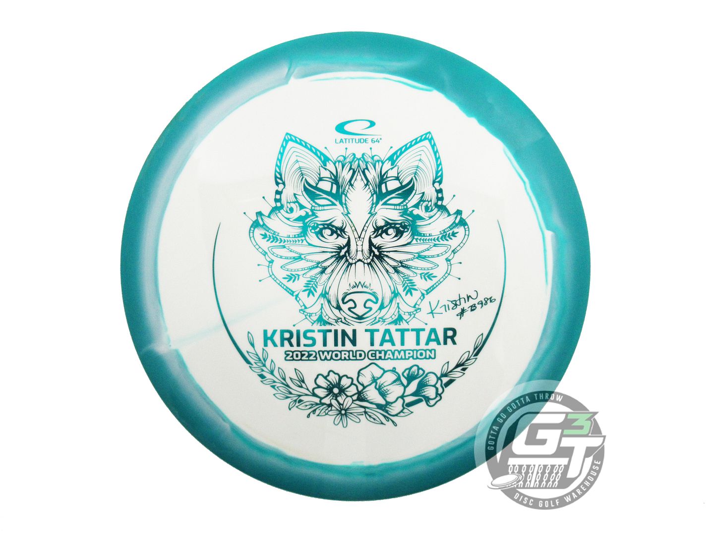 USED Latitude 64 [TATTAR] Royal Grand Orbit Grace 174g Green-White Driver Disc