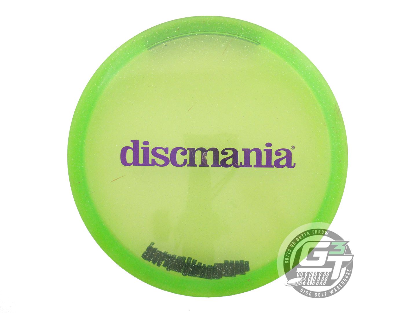 USED DiscMania BAR STAMP Metal Flake C-Line MD3 177g Lime Midrange Golf Disc