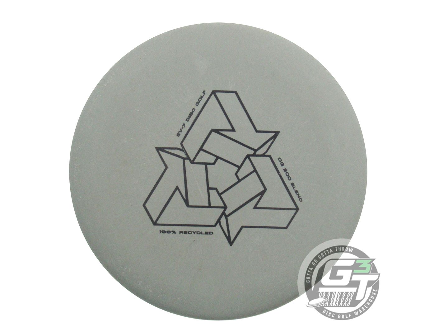 USED EV-7 OG Eco Blend Penrose 179g Gray Black Stamp Putter Golf Disc