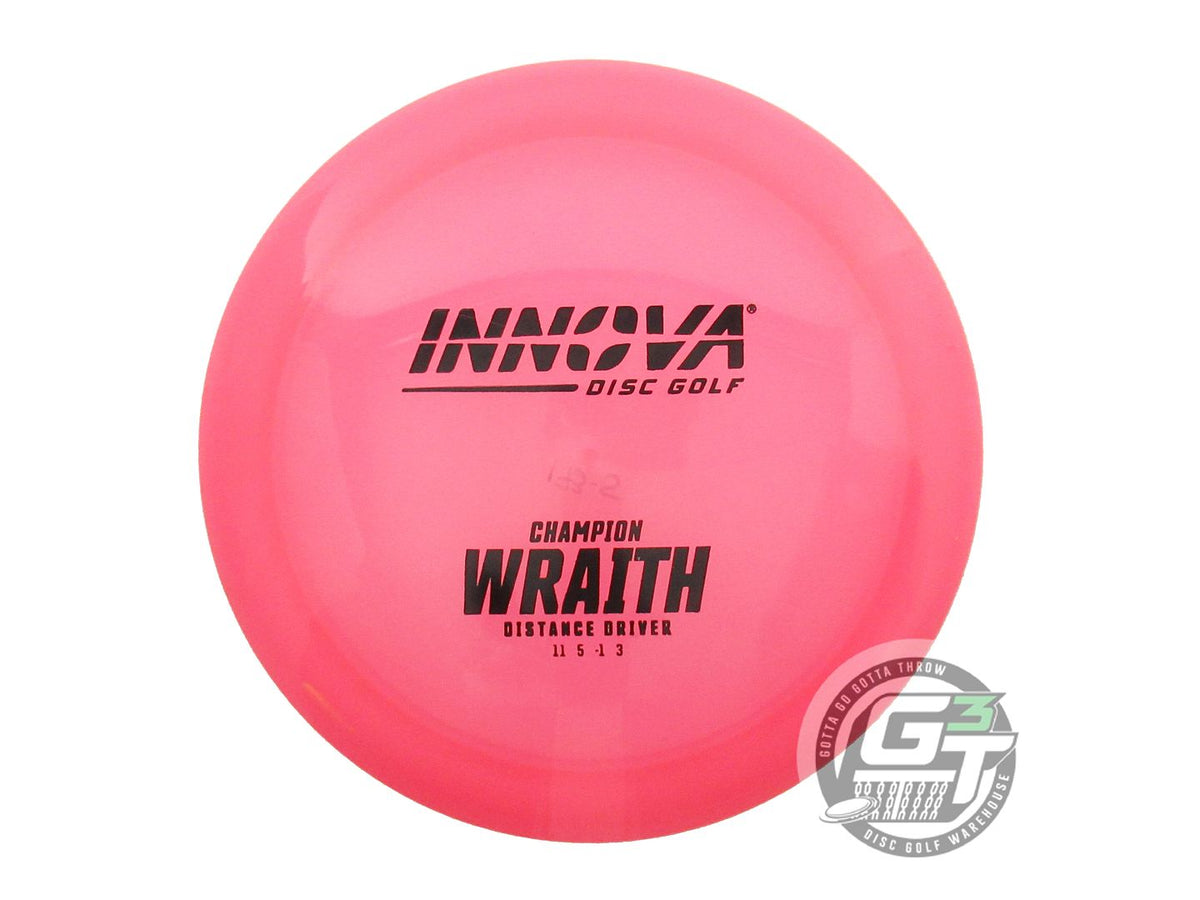 USED Innova Champion Wraith 175g Pink Black Stamp Distance Driver Golf Disc
