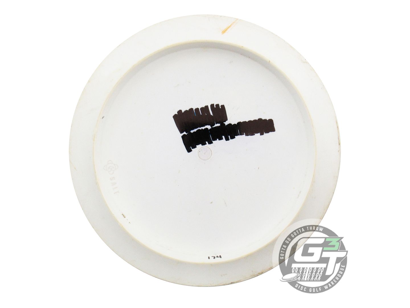 USED Clash Discs Steady Salt 174g White Blue Foil Distance Driver Golf Disc