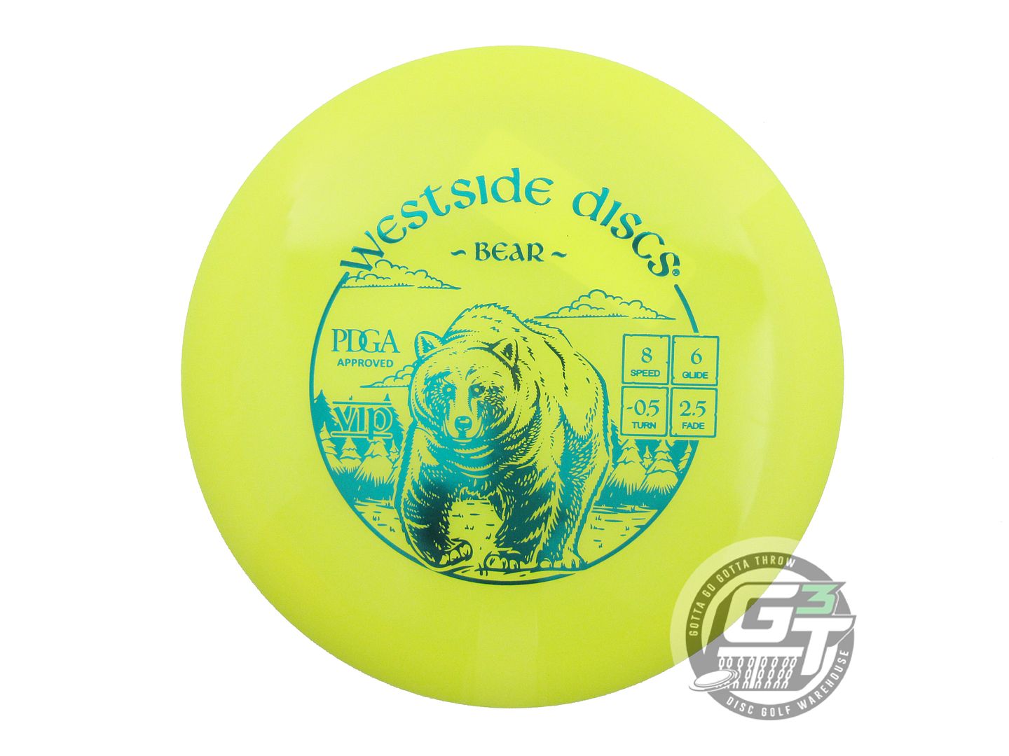 Westside VIP Bear Fairway Driver Golf Disc (Individually Listed)