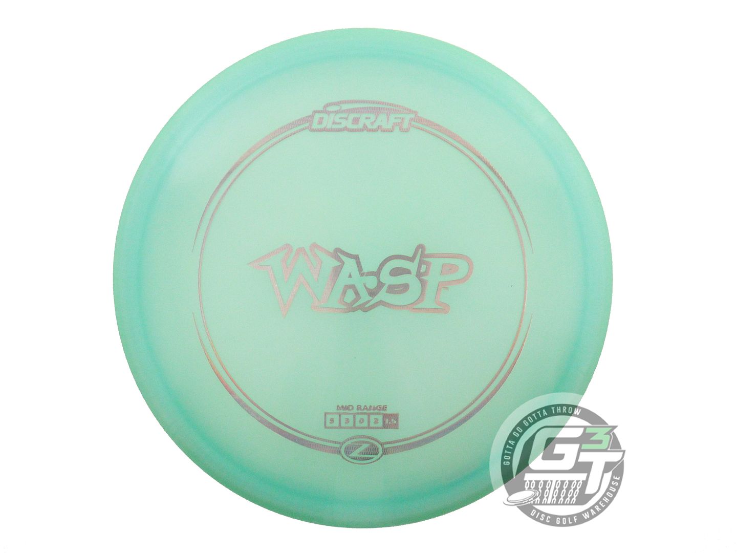 NOS Discraft Z Wasp 178g Seafoam Copper Holo Foil Midrange Golf Disc