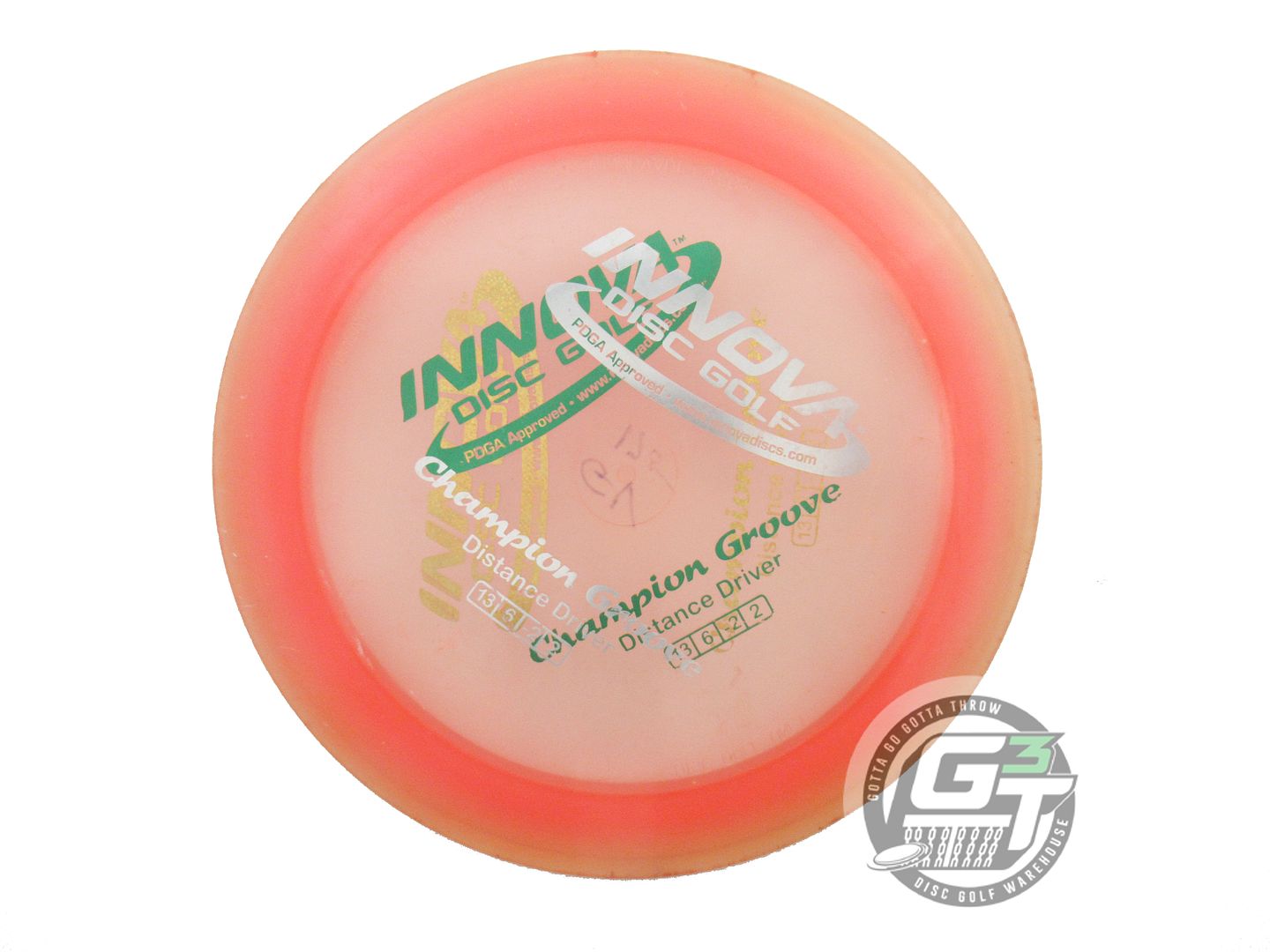 USED Innova X-OUT Champion Groove 175g Pink Distance Driver Golf Disc