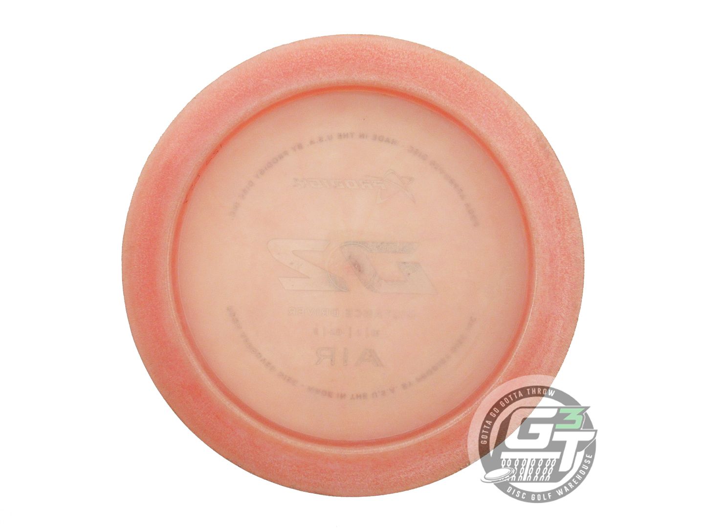 USED Prodigy Discs AIR D2 157g Orange Black Stamp CHALKY Distance Driver Disc