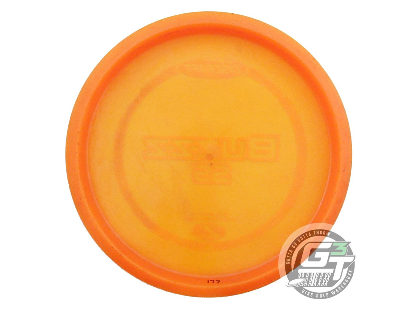 USED Discraft Z Buzzz SS 177g Orange White Stamp PFN Midrange Golf Disc