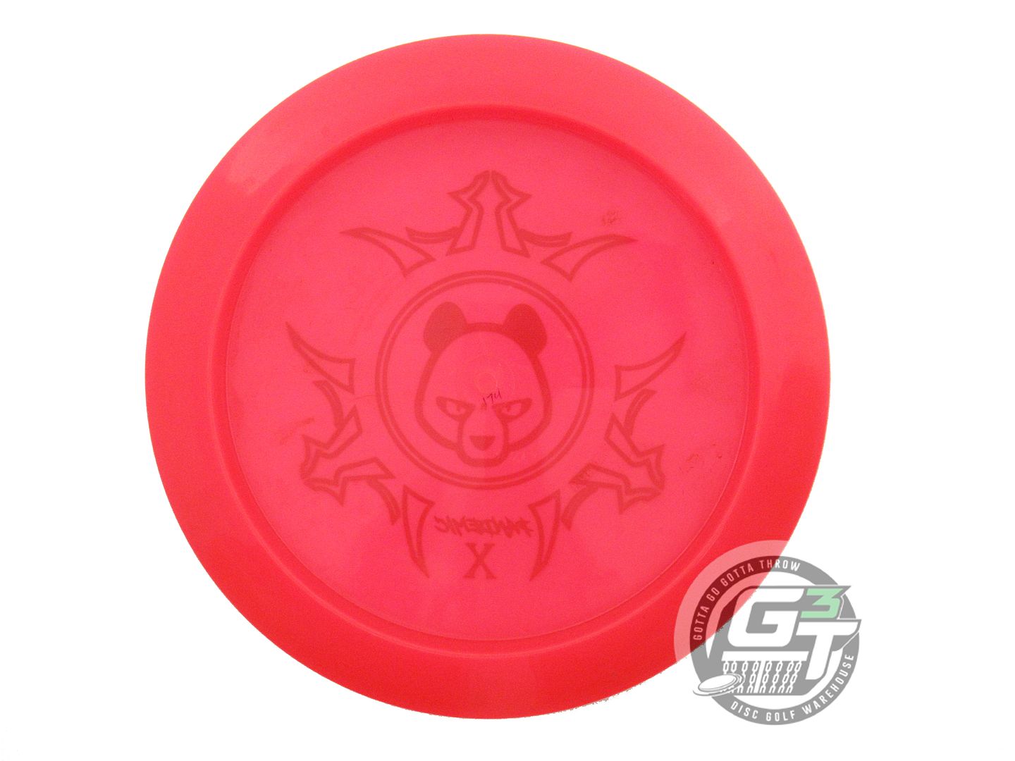 USED Dynamic Discs Lucid Raider 173g Red Magenta Foil Distance Driver Golf Disc