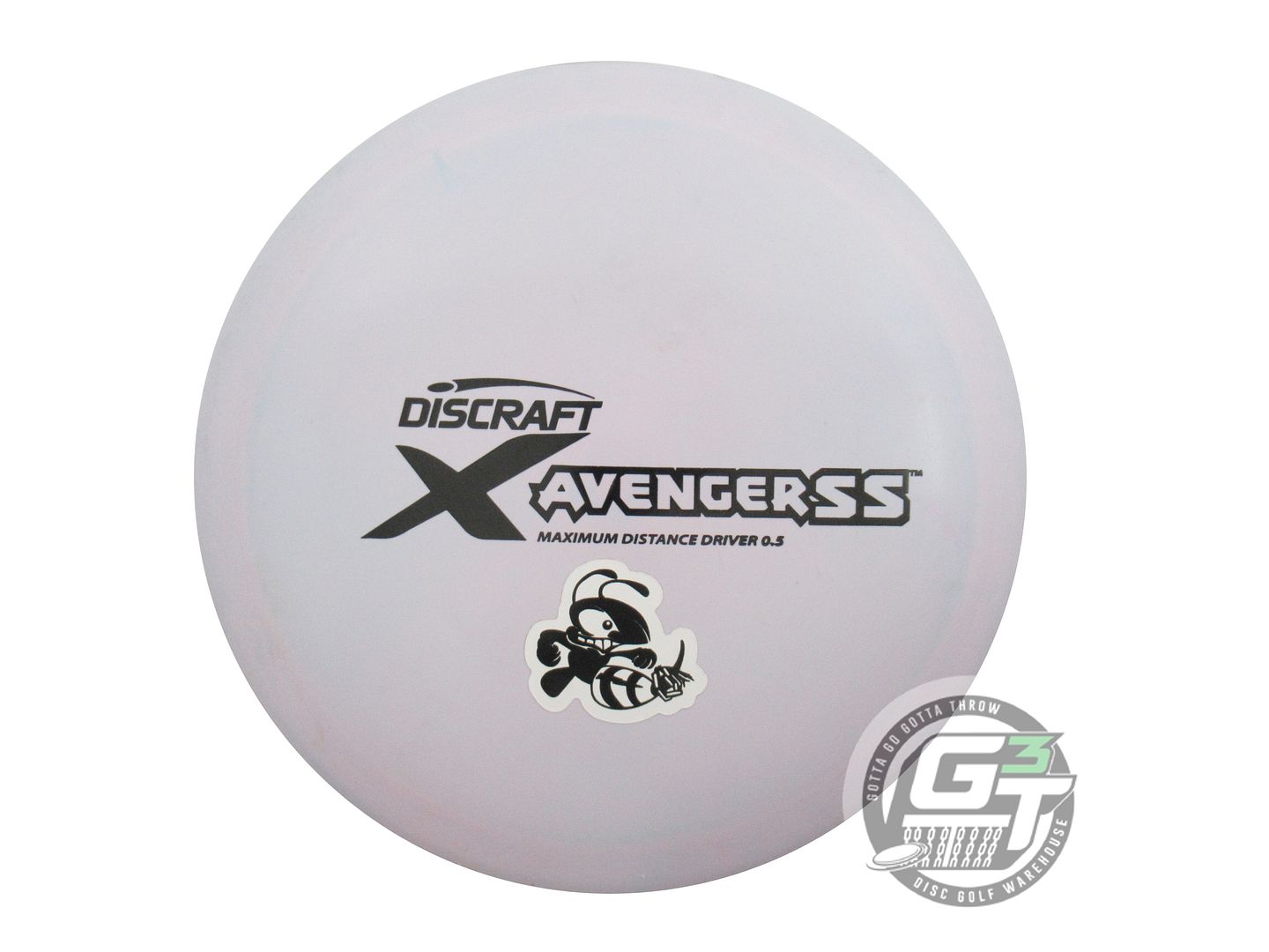 USED Discraft X Avenger SS 173g Lilac Black Stamp Distance Driver Golf Disc
