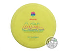 USED Above Ground Level Woodland Madrone 175g Yellow Rainbow Shatter Putter Disc