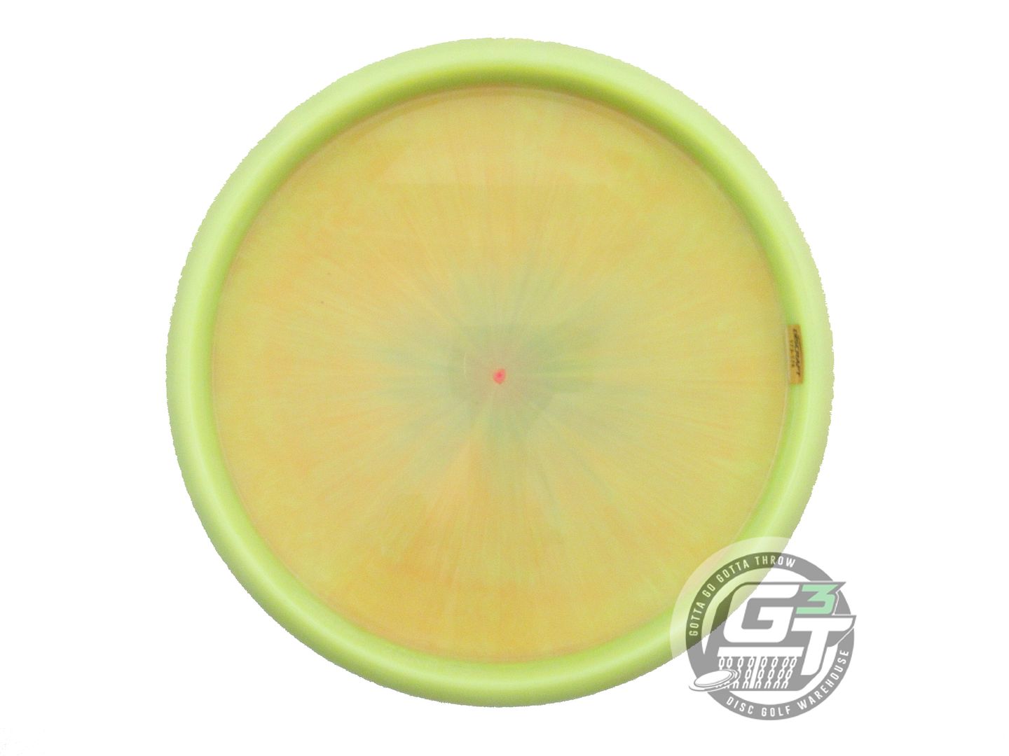NOS Discraft ESP Zone SS 176g Lime-Orange Square Holo Foil Putter Golf Disc