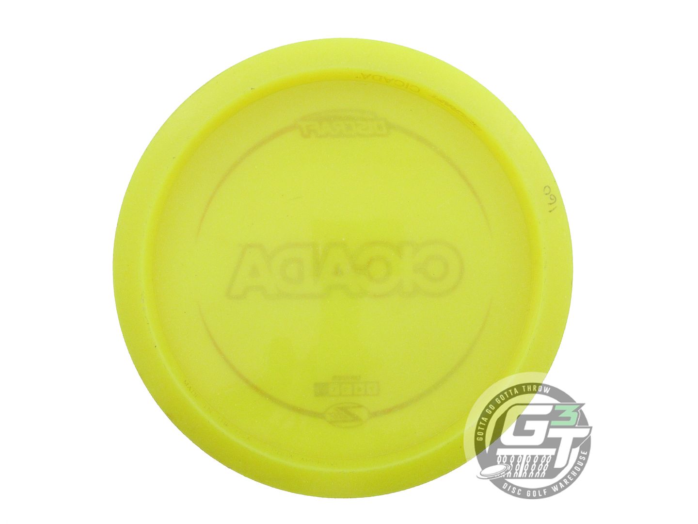 USED Discraft X-OUT Z Lite Cicada 162g Yellow Pink Tron Foil Fairway Driver Disc
