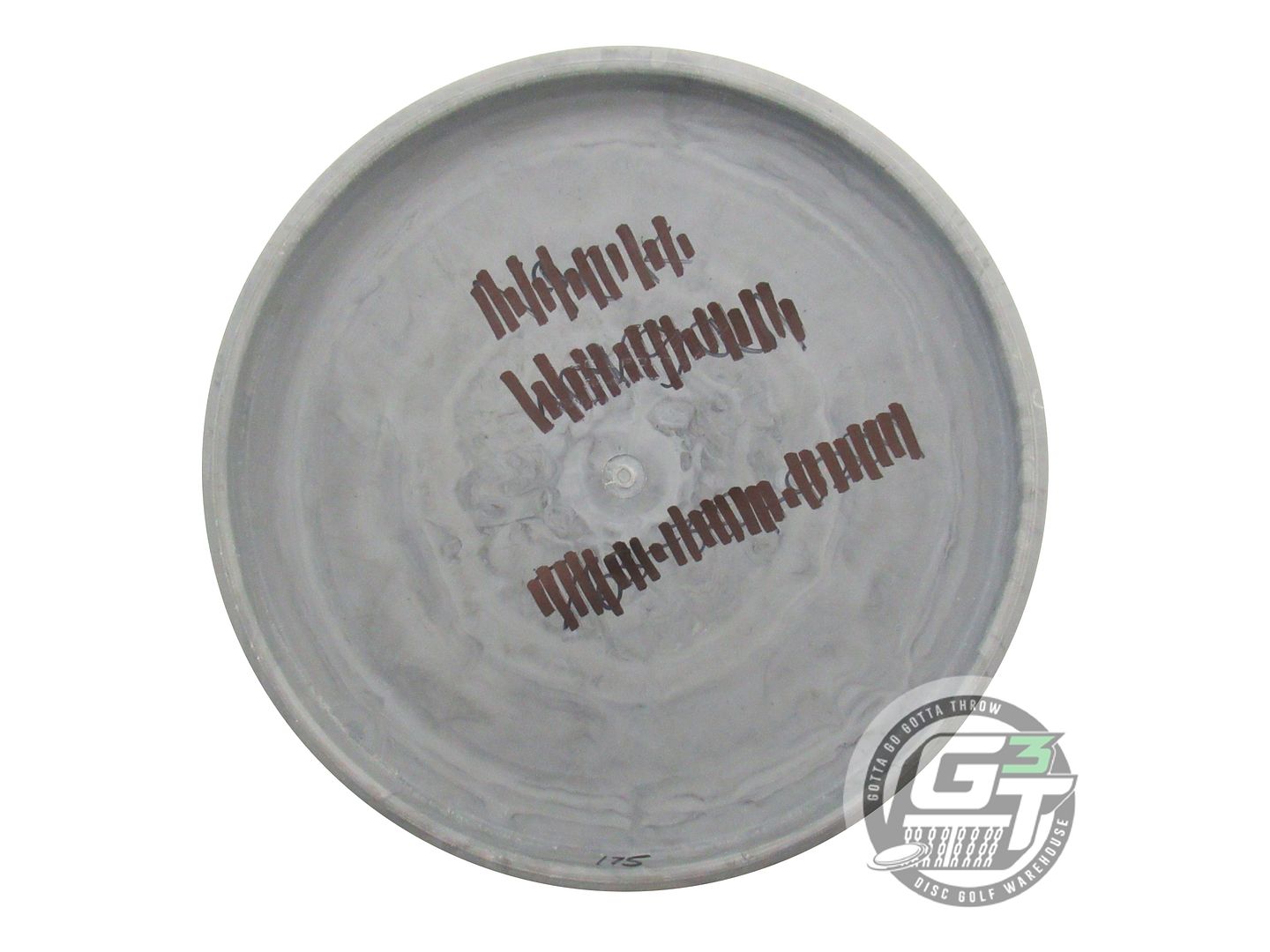 USED Gateway Lunar Ghoul 175g Gray Gray Foil DISC MEMBER Putter Golf Disc