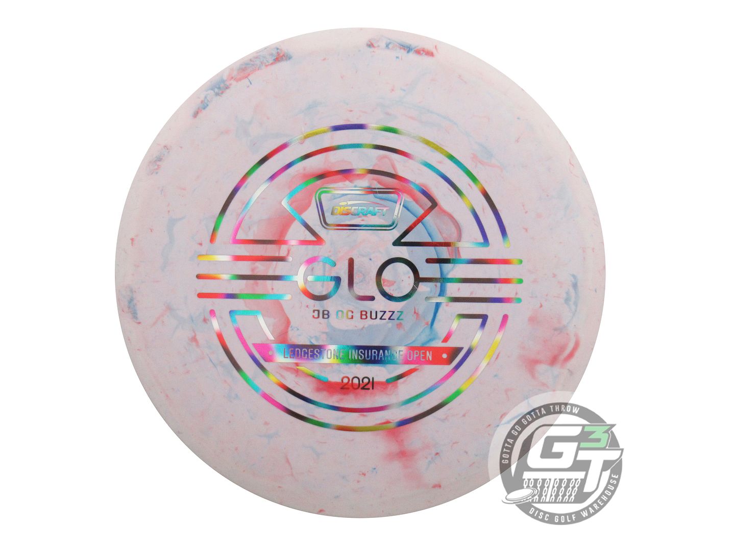 USED Discraft [LEDGESTONE] Jawbreaker Glo Buzzz 179g Lt. Pink Midrange Disc