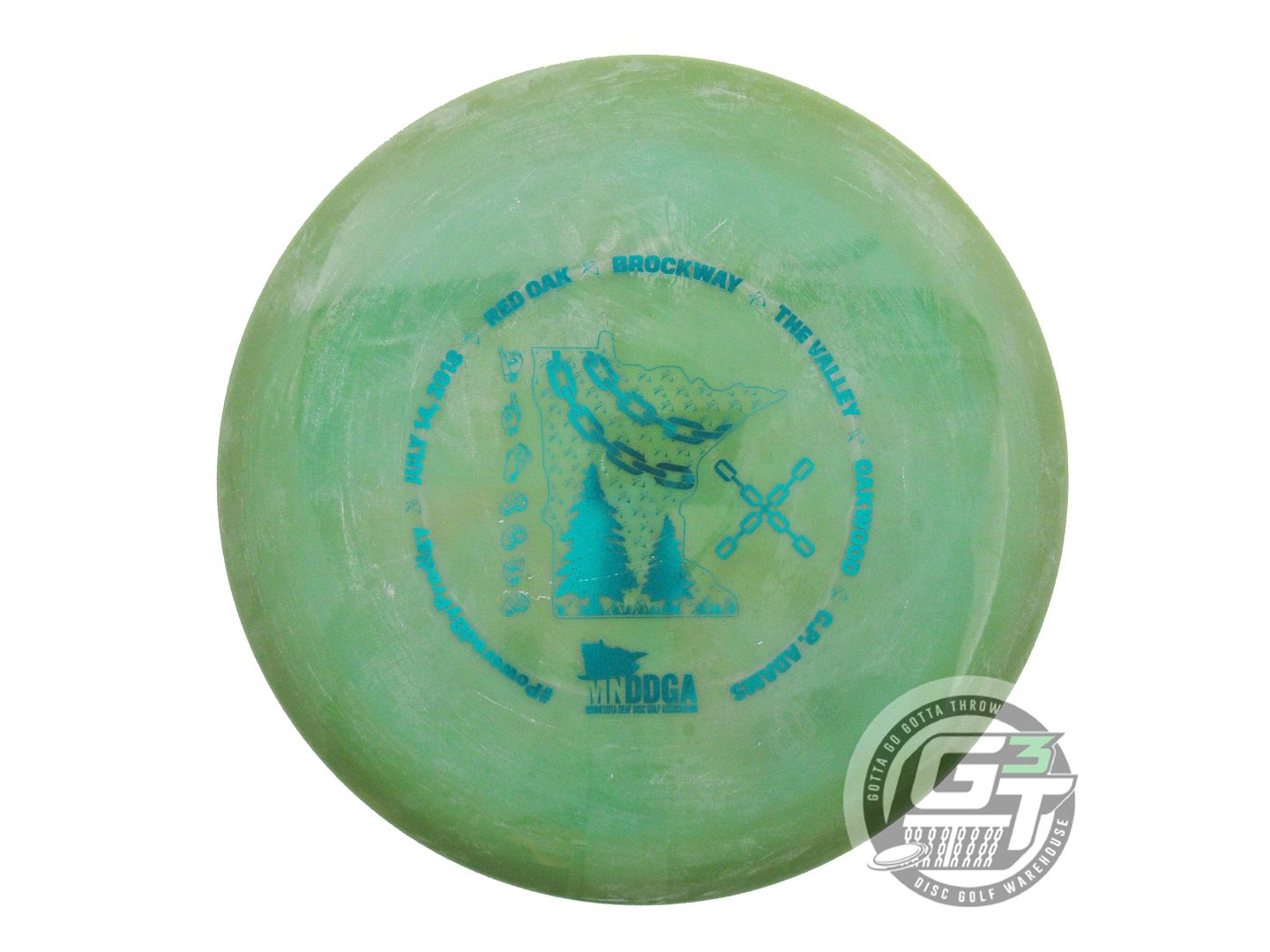 USED Prodigy Discs 400 M4 180g Green Teal Foil CHALKY Midrange Golf Disc