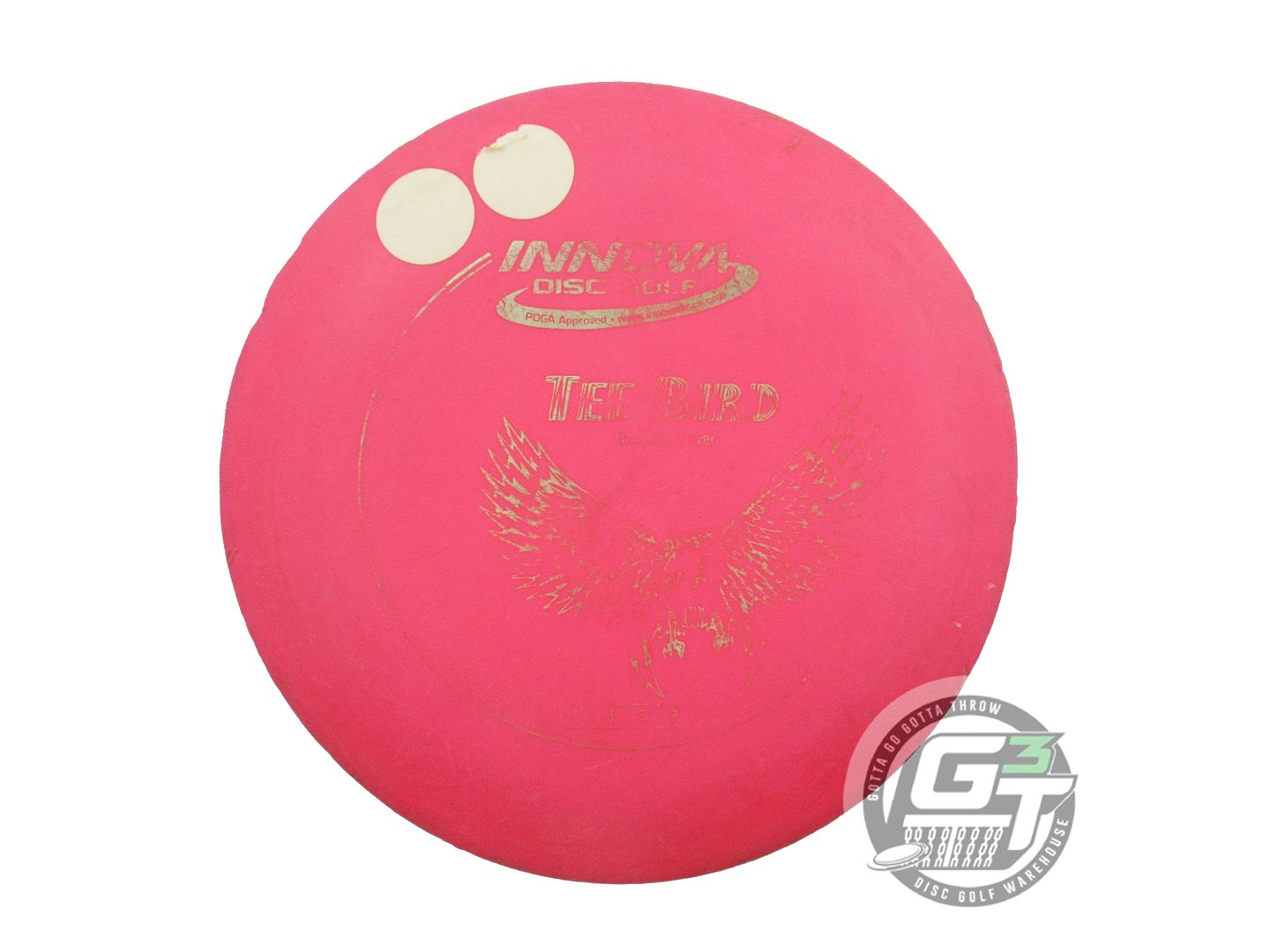 USED Innova DX Teebird 167g Pink Gold Foil Fairway Driver Golf Disc