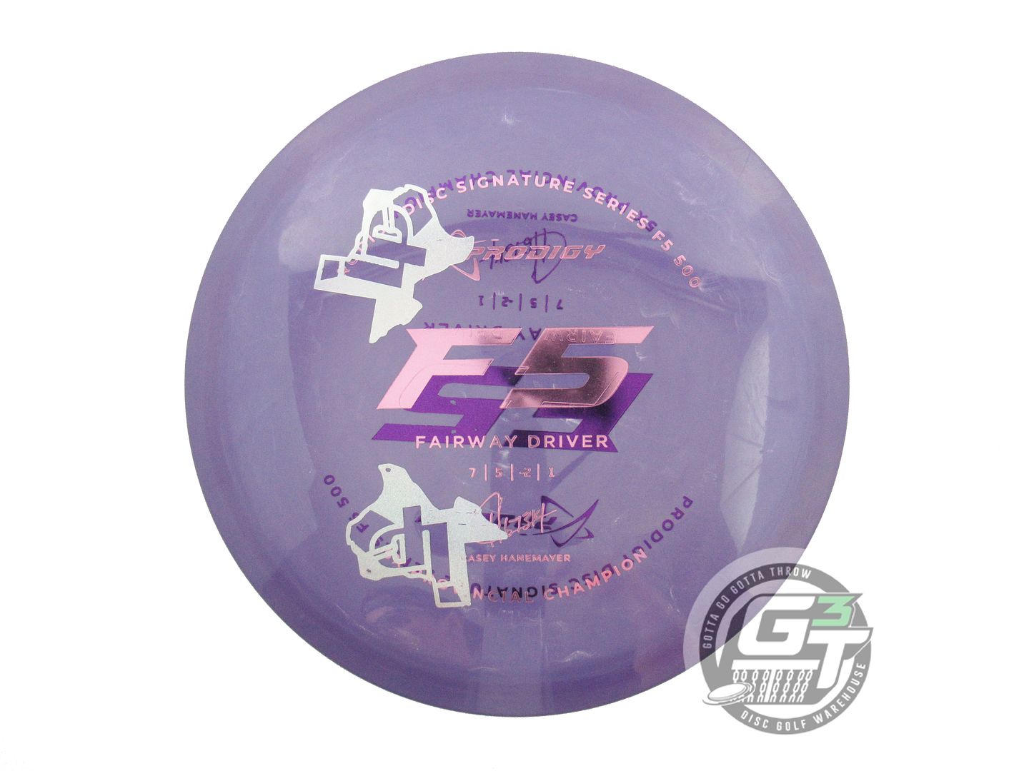 USED Prodigy Discs X-OUT 500 F5 173g Purple Fairway Driver Golf Disc
