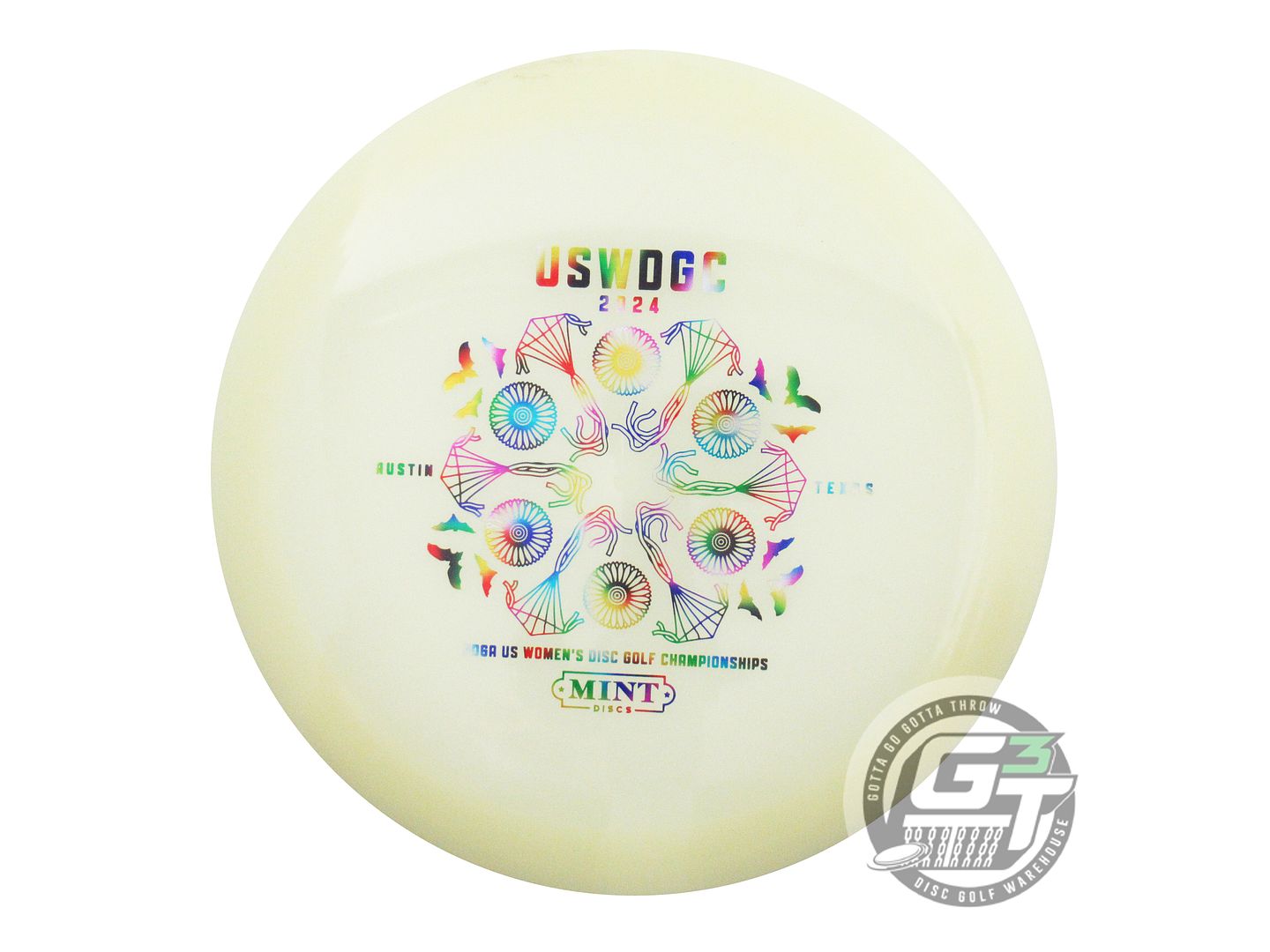 USED Mint Discs Nocturnal Glow Jackalope 175g Jellybean Foil Driver Golf Disc