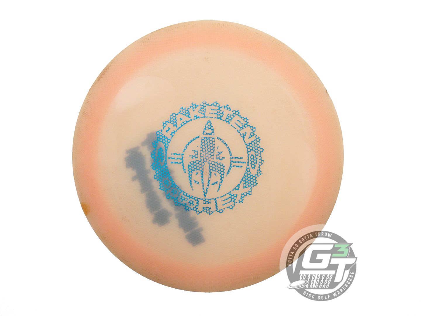 USED Latitude 64 Opto Hex Missilen 174g Peach Blue Foil OOP Distance Driver Disc