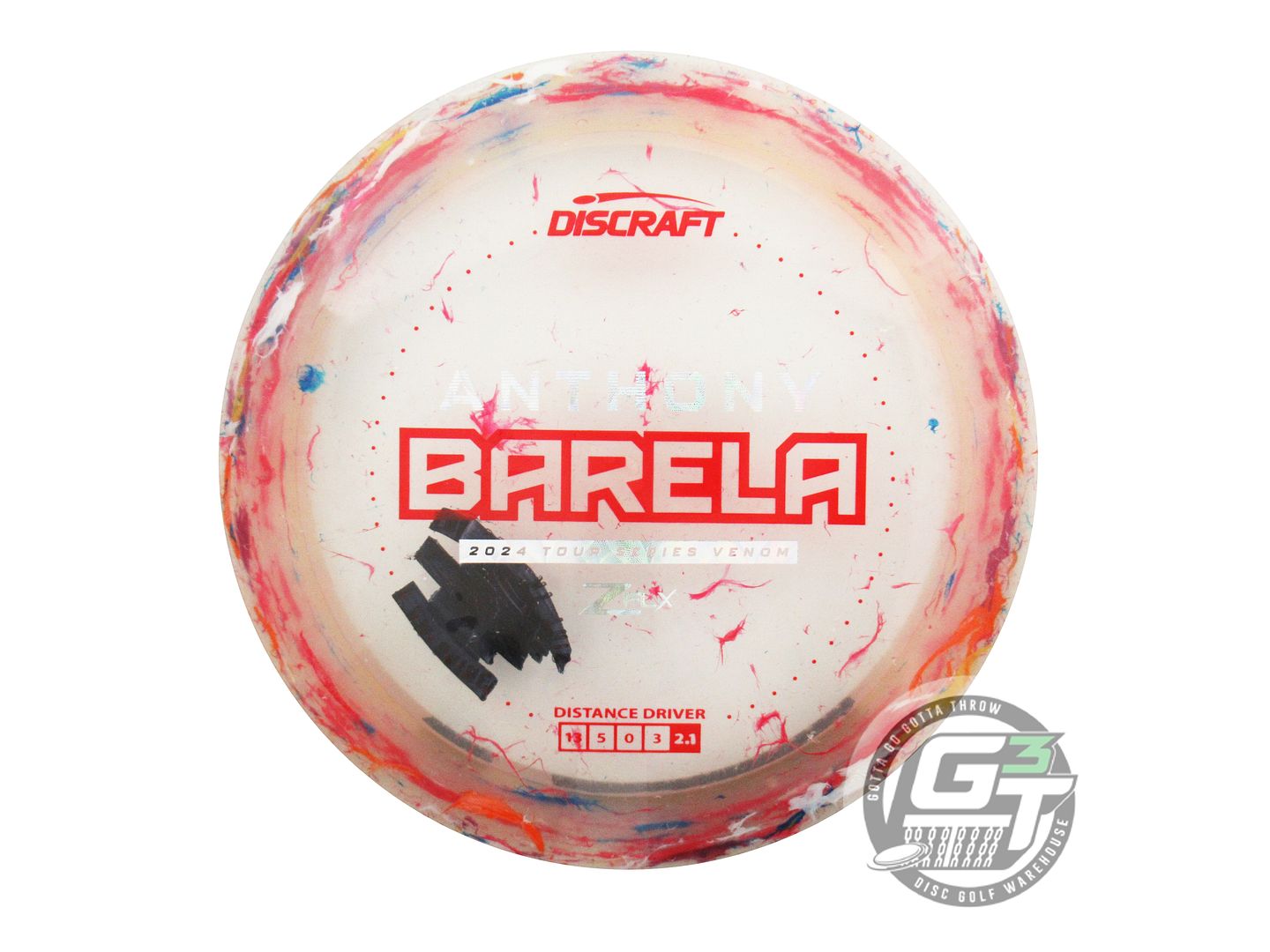 USED Discraft [BARELA] Jawbreaker Z FLX Venom 172g Red Stamp Driver Golf Disc