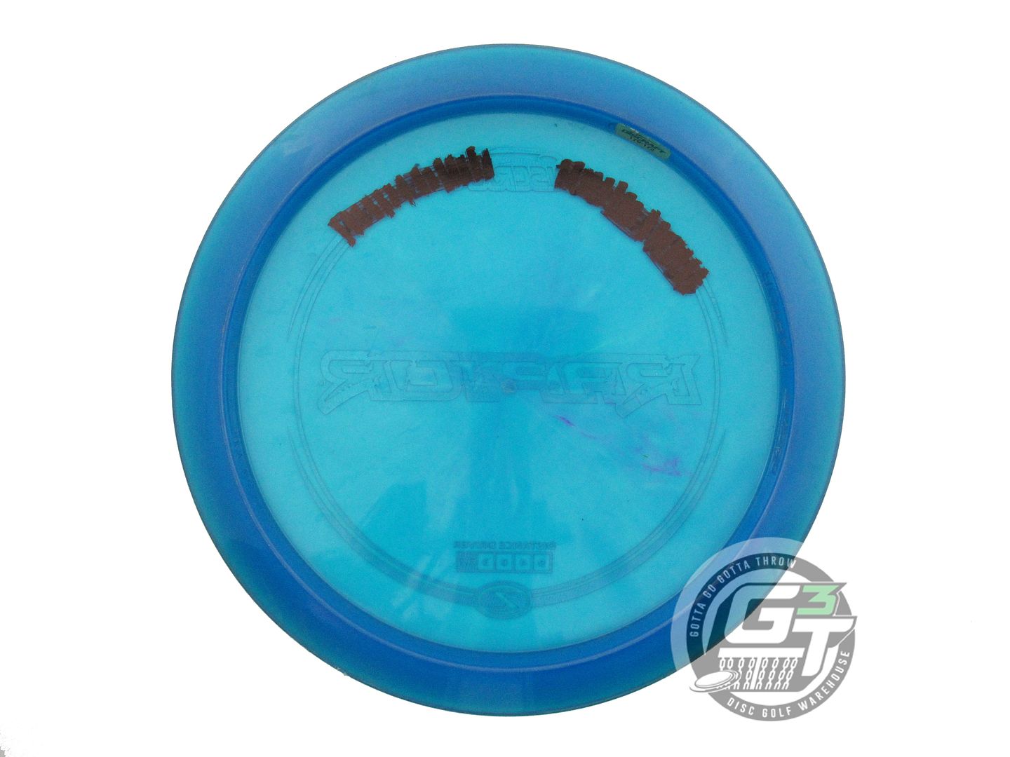 USED Discraft Z Raptor 173g Blue Copper Weave Foil Distance Driver Golf Disc