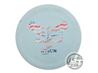 USED Gateway Nylon Rubber Alloy Devil Hawk 170g Sky Blue Flag Foil Putter Disc