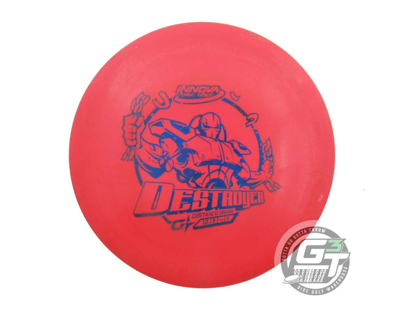 USED Innova GStar Destroyer 173g Red Blue Foil Distance Driver Golf Disc