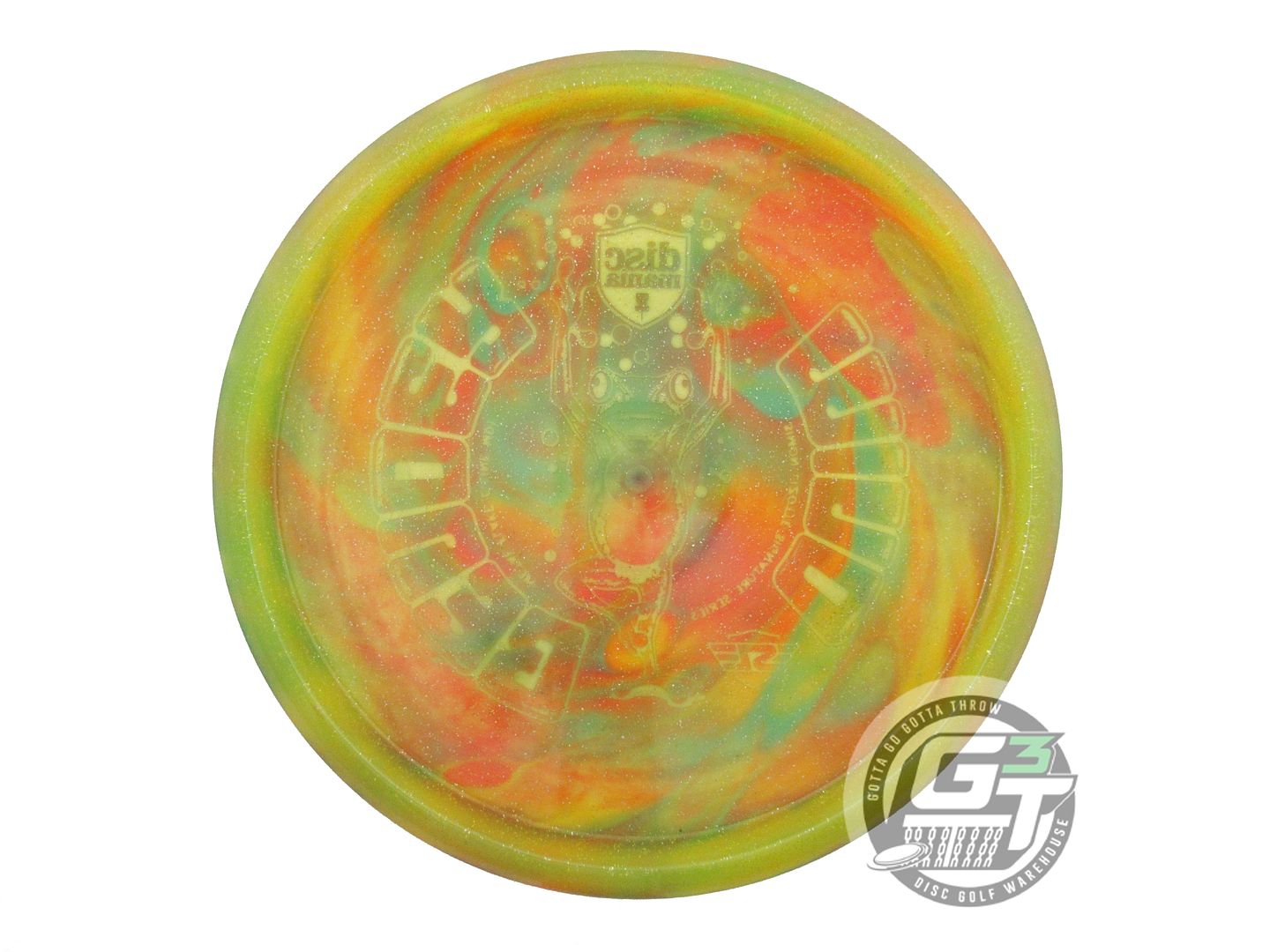 USED DiscMania MIND BENDER Metal Flake C-Line MD1 178g HOME DYED Midrange Disc