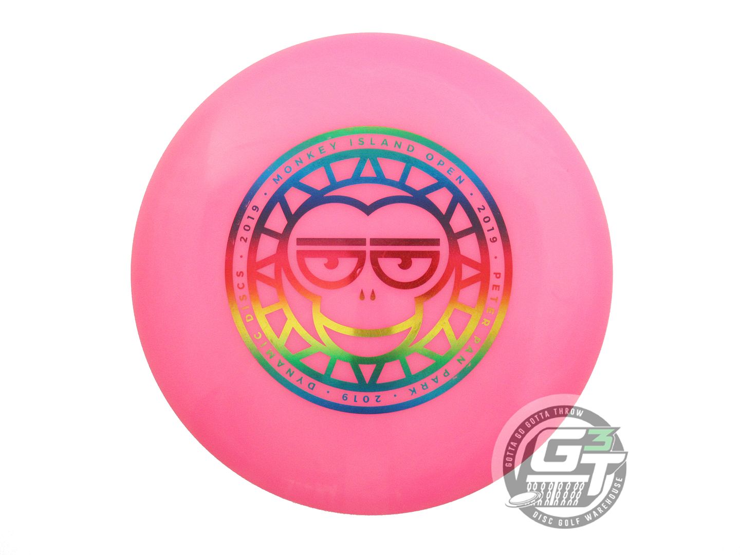 USED Dynamic Discs Fuzion Maverick 170g Pink Rainbow Foil Distance Driver Disc