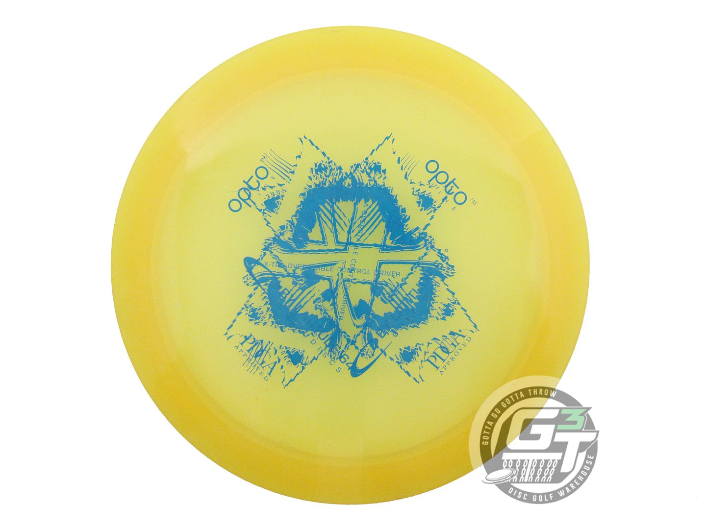 USED Latitude 64 X-OUT Opto XXX 176g Yellow Fairway Driver Golf Disc