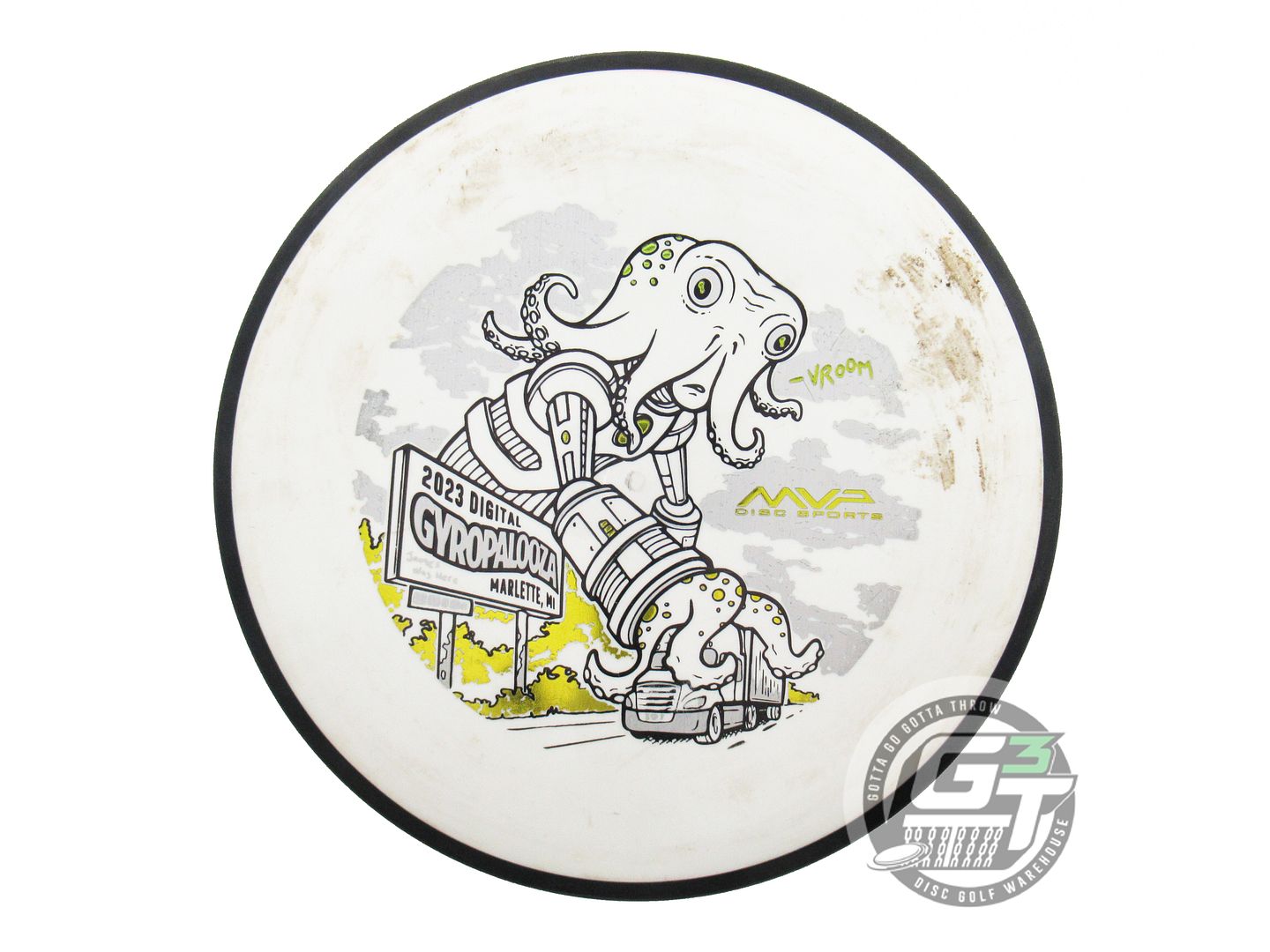USED MVP Disc Sports [GYROPALOOZA] Neutron Detour 176g White Midrange Golf Disc