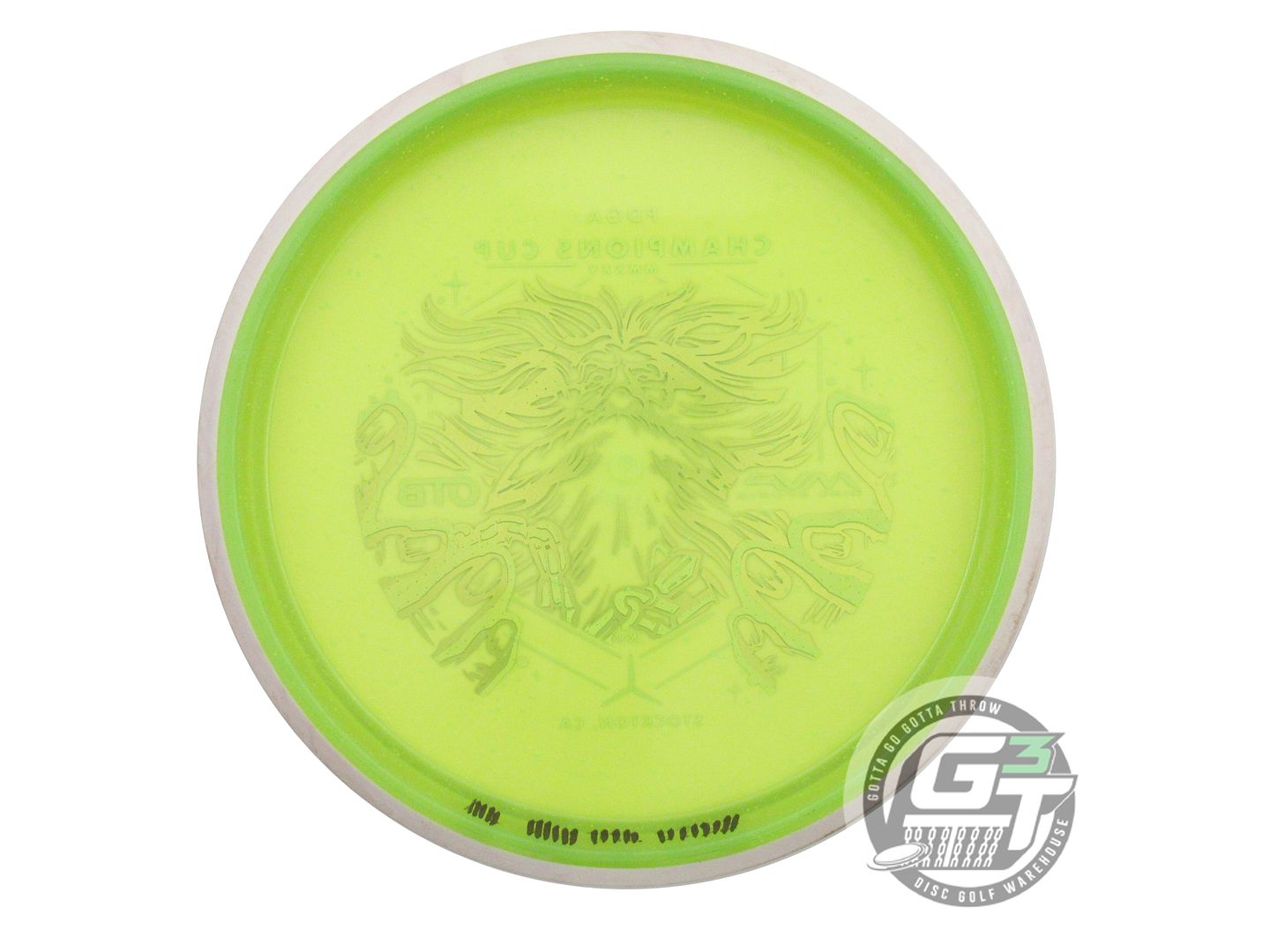USED Axiom Discs [OTB OPEN] Proton Hex 176g Lime Pink Rim Midrange Golf Disc