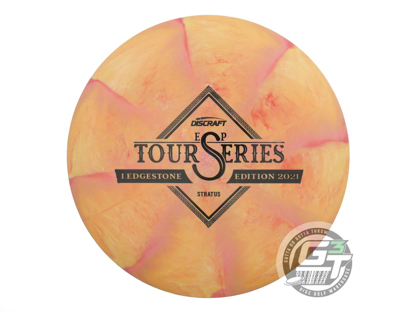 USED Discraft [LEDGESTONE] ESP Stratus 178g Orange-Pink Fairway Driver Golf Disc
