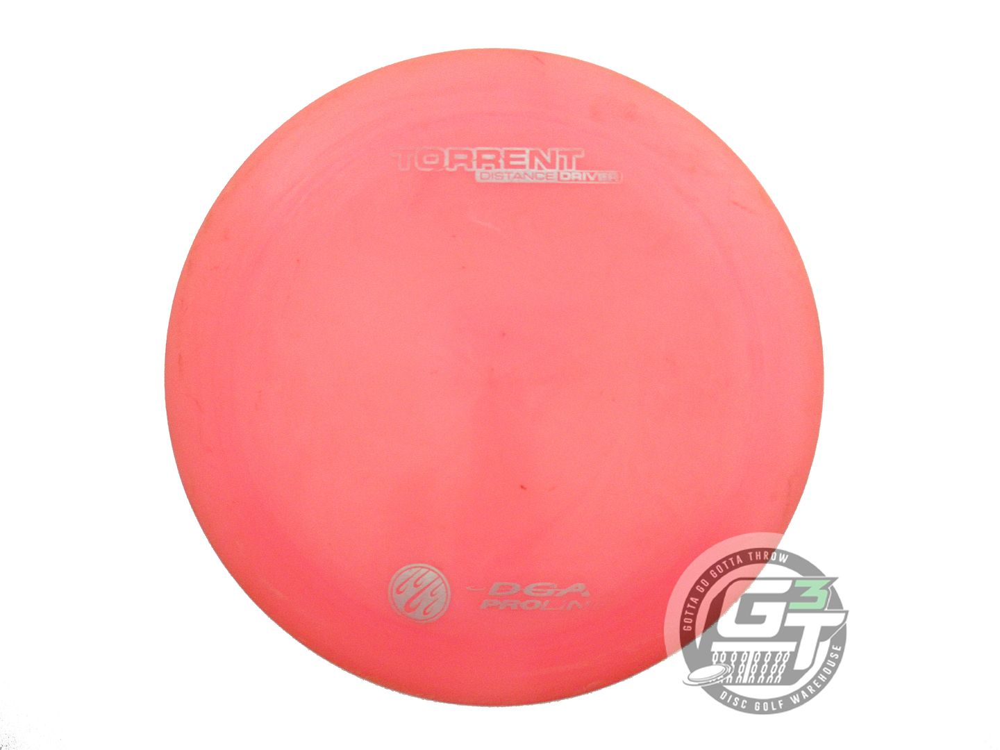 USED DGA ProLine Torrent 174g Pink Silver Foil Distance Driver Golf Disc